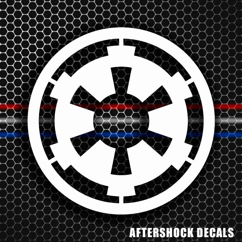 Star Wars Galactic Empire Logo Decal Car Truck Gun Window Phone Ipad Sticker