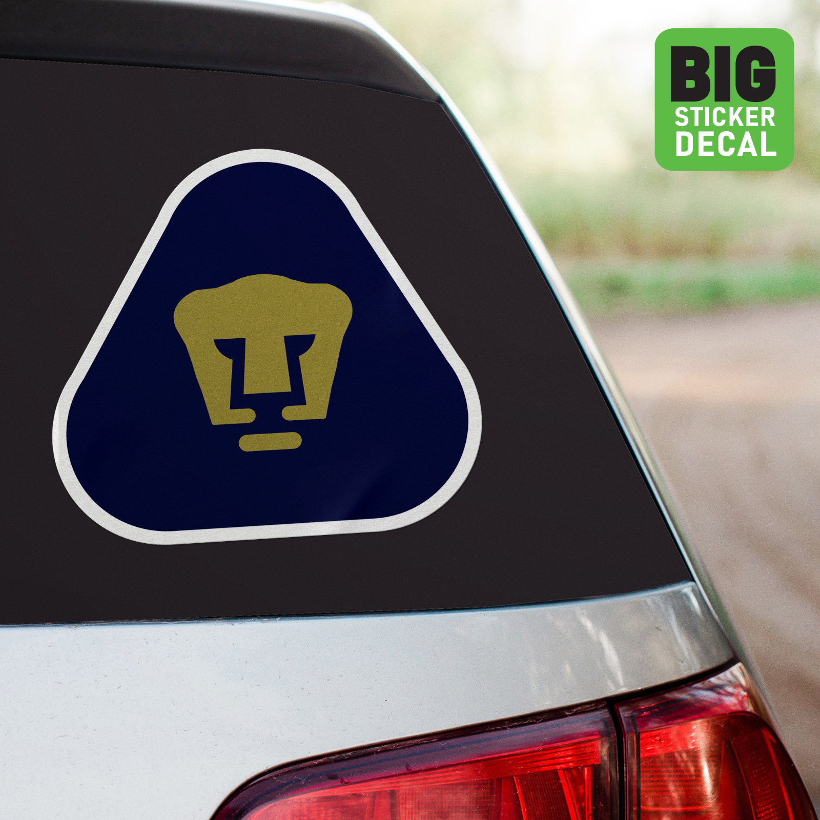 Pumas UNAM Mexico Big Laminated Vinyl Sticker Car Decal Calcomania Carro