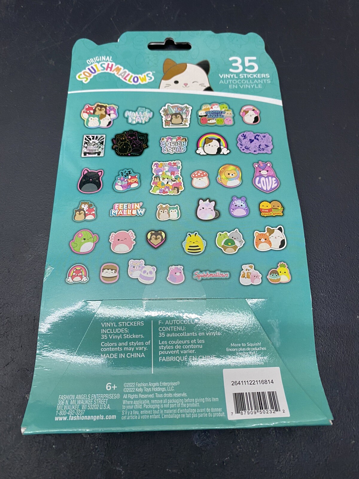 Squishmallows 35 vinyl stickers