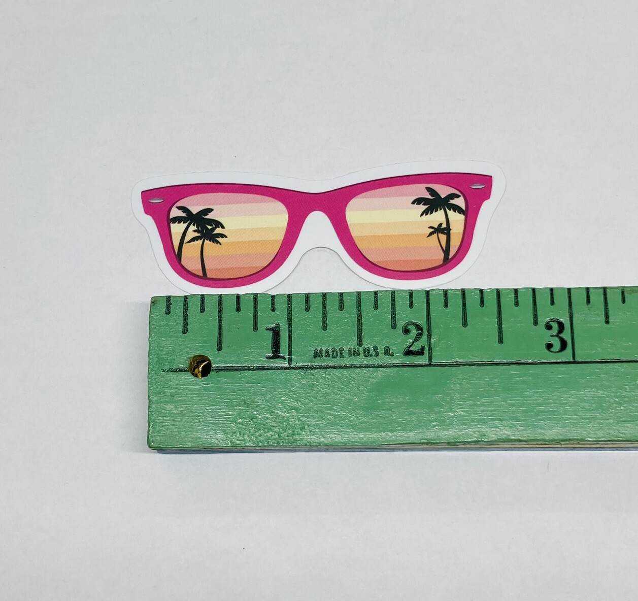 California Sunglasses Sticker Trees Outdoor Travel Art Decal Vinyl Souvenir Tc6