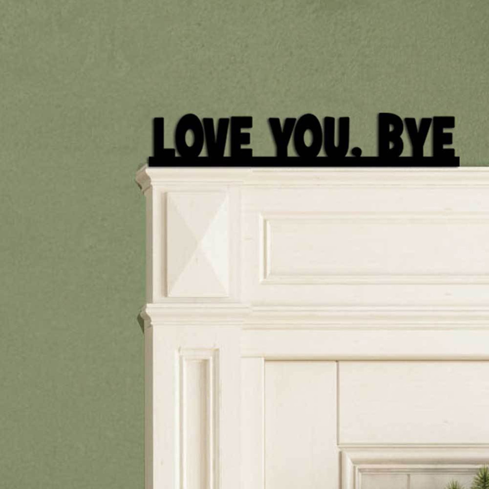Aesthetic Wooden Wall Decoration with Humor Perfect for Home Entrances