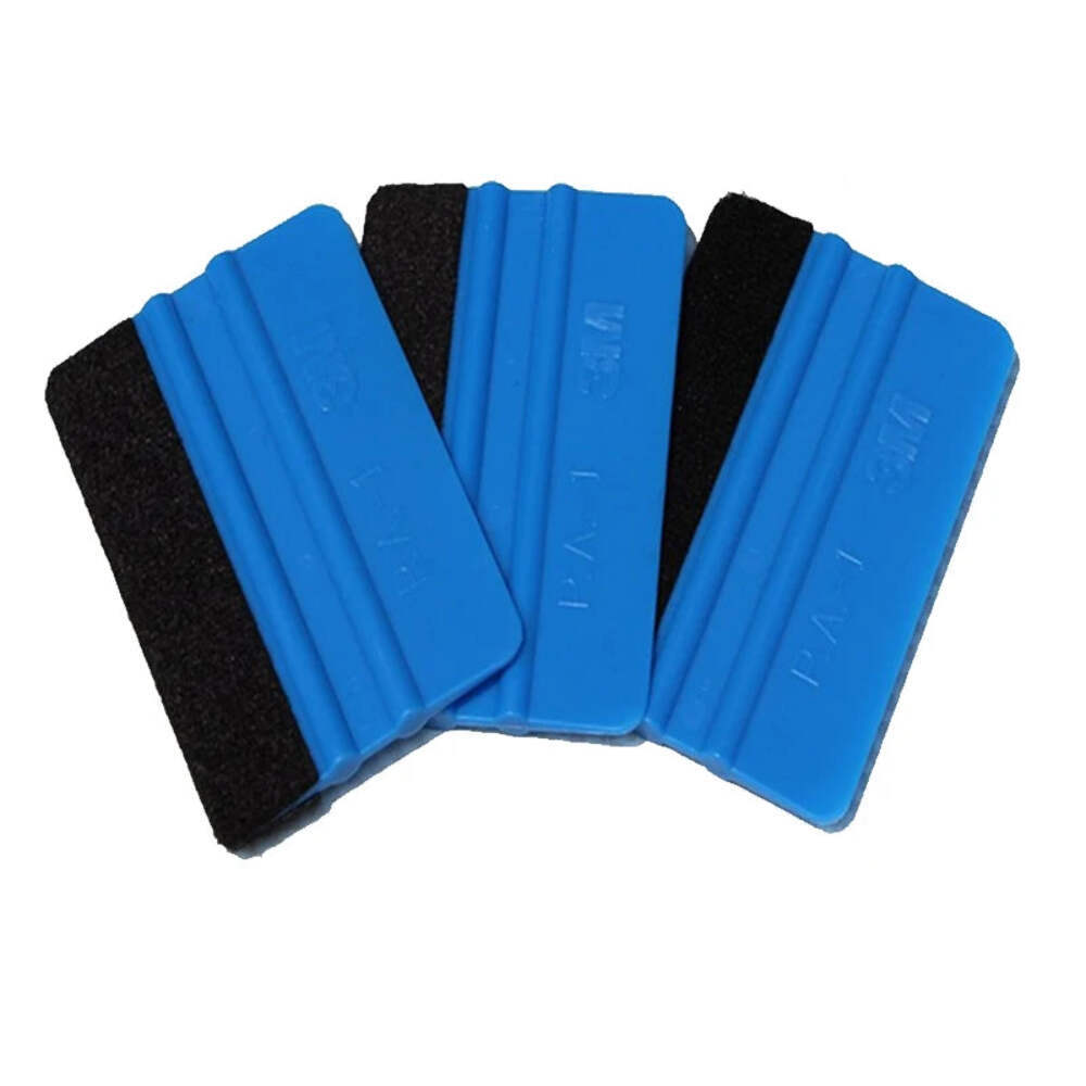 5Pcs Car Stickers Film Install Squeegee Vinyl Carbon Fiber Scraper with Felt Squ