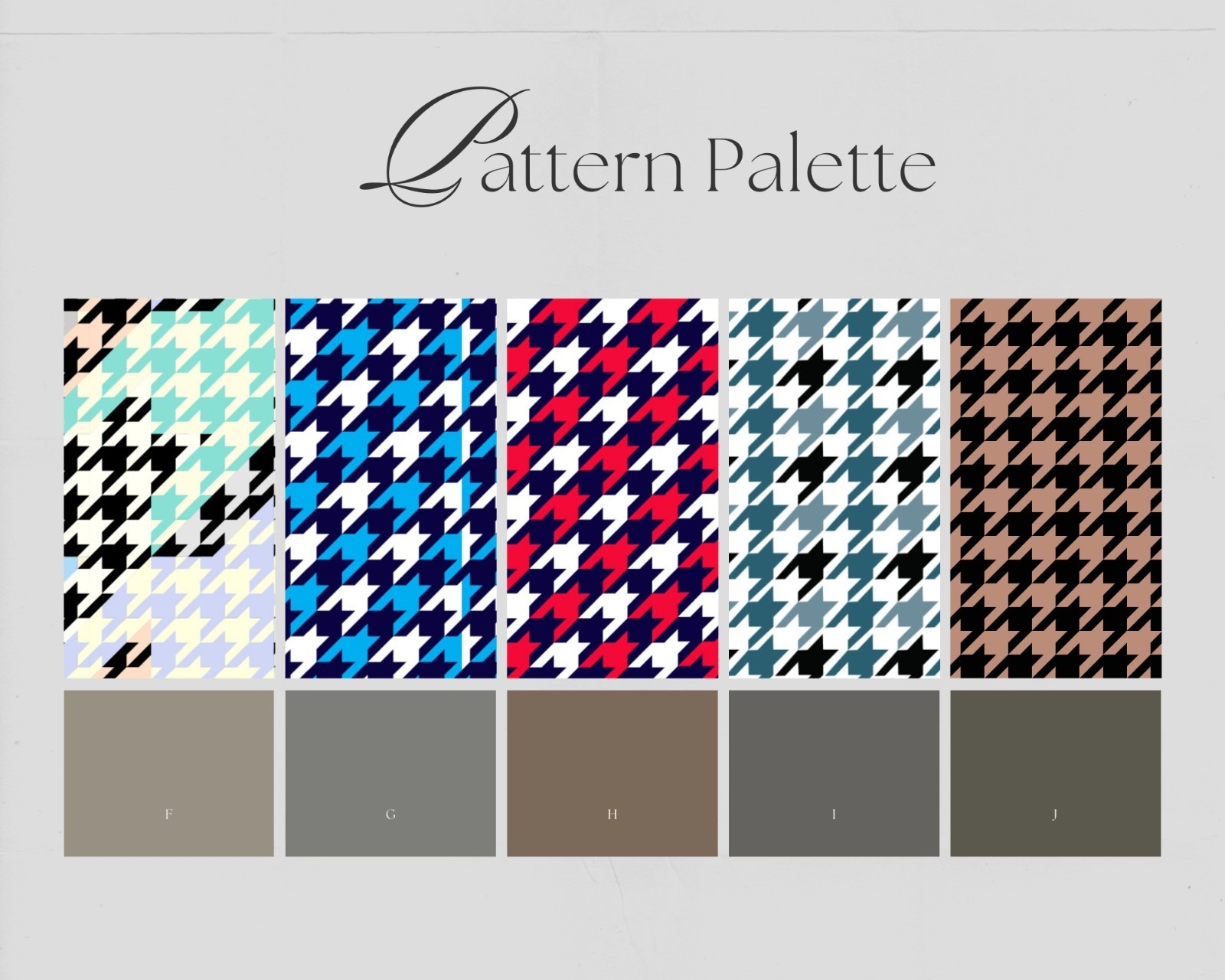 Houndstooth Pattern Adhesive Vinyl & Iron-on HTV for all Cricut cutting machines