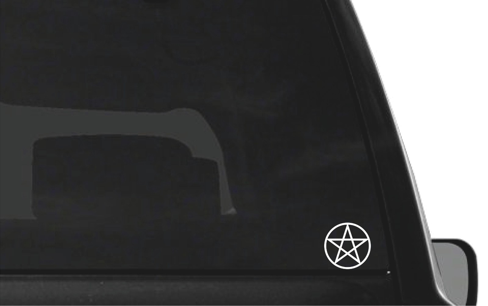 Pentacle Pentagram vinyl decal Nature Pentagram Wican Wicca Pagan Sticker