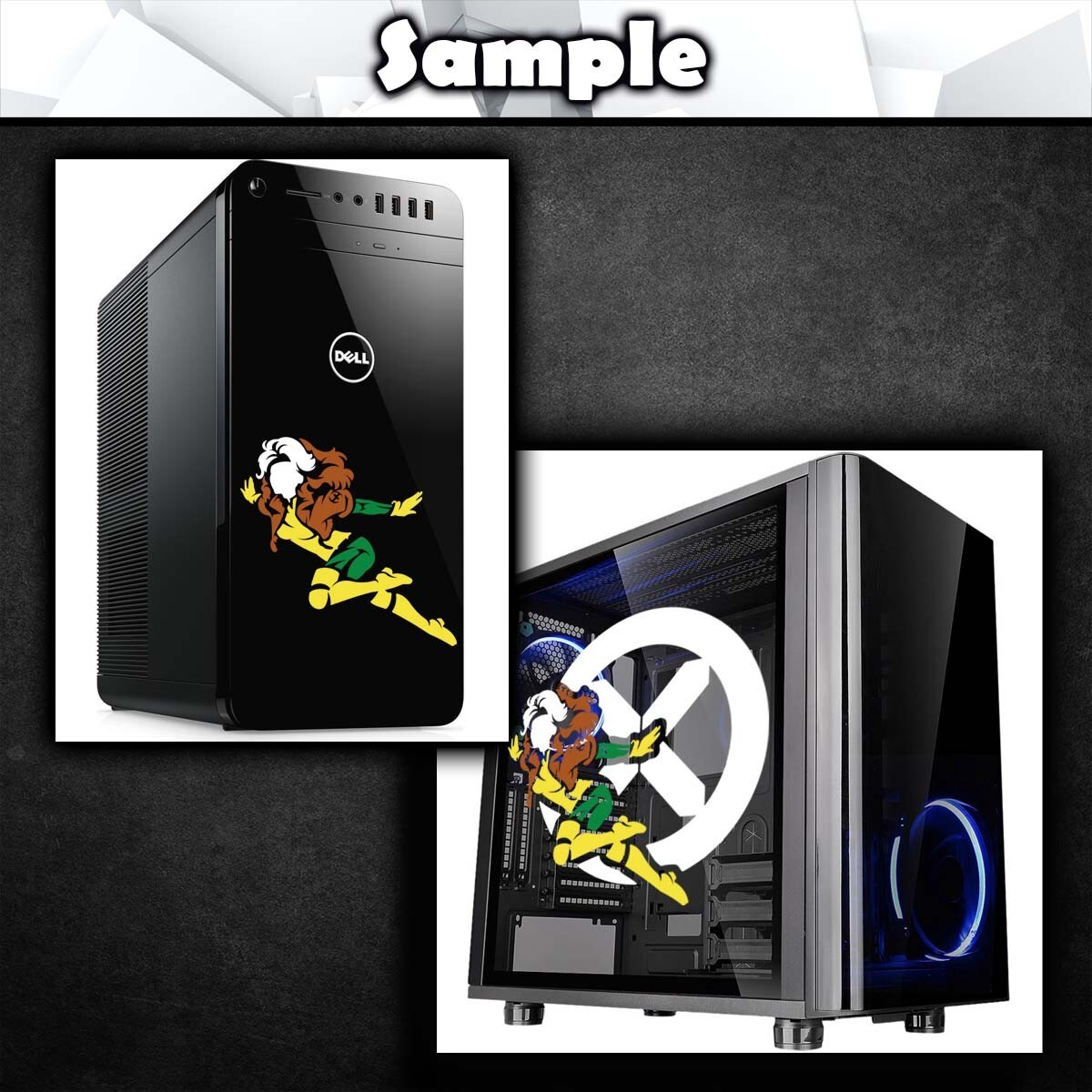 Rogue X-Men Marvel Vinyl Decal Sticker (Comics Car Laptop PC Tower Decor)