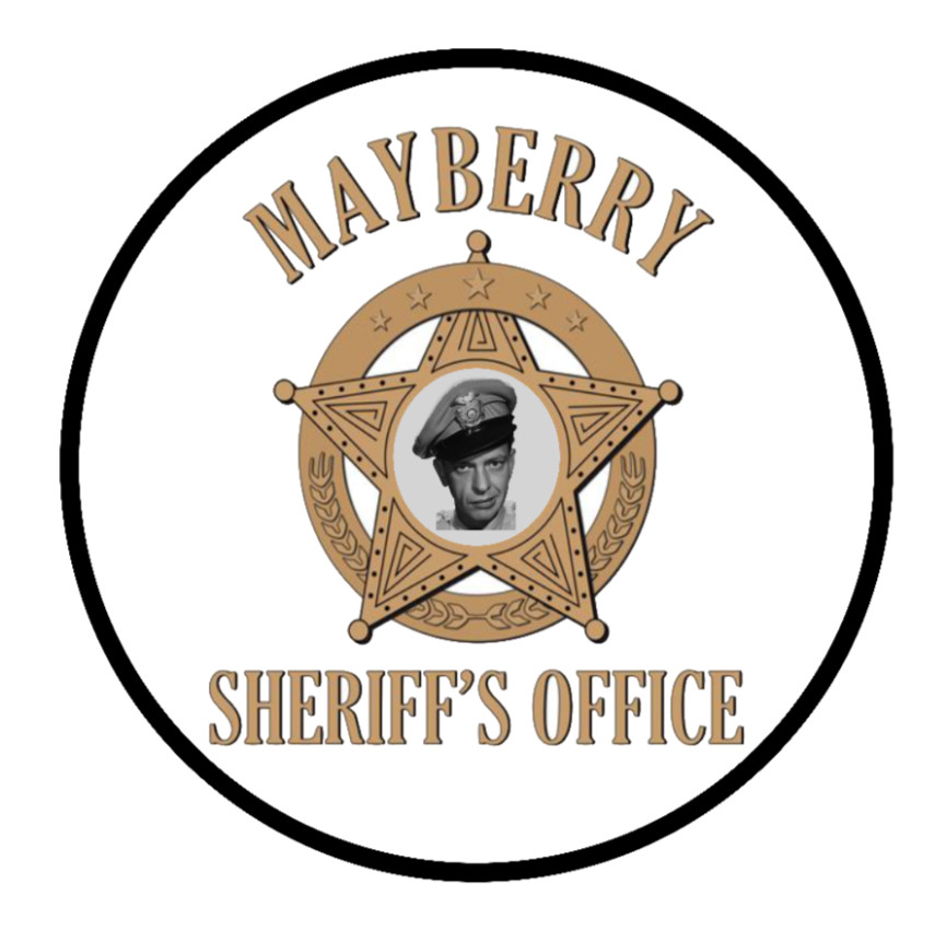 Andy Griffith Show – Sheriff's Office – 4" Vinyl Decal Car Cooler Laptop Smoker