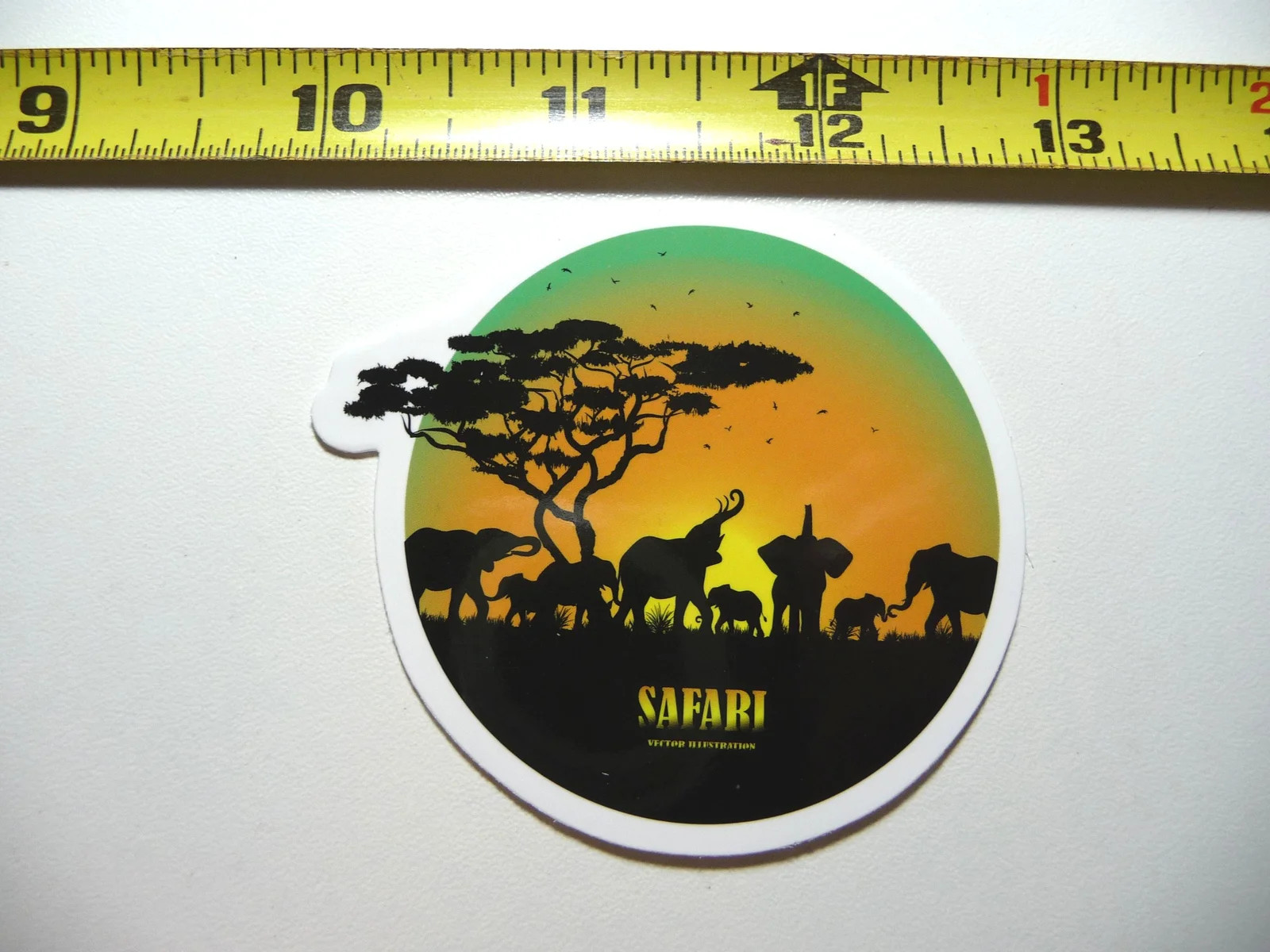 SAFARI SMALL STICKER DECAL CAMPING OUTDOORS HIKE HIKING NATURE ADVENTURE
