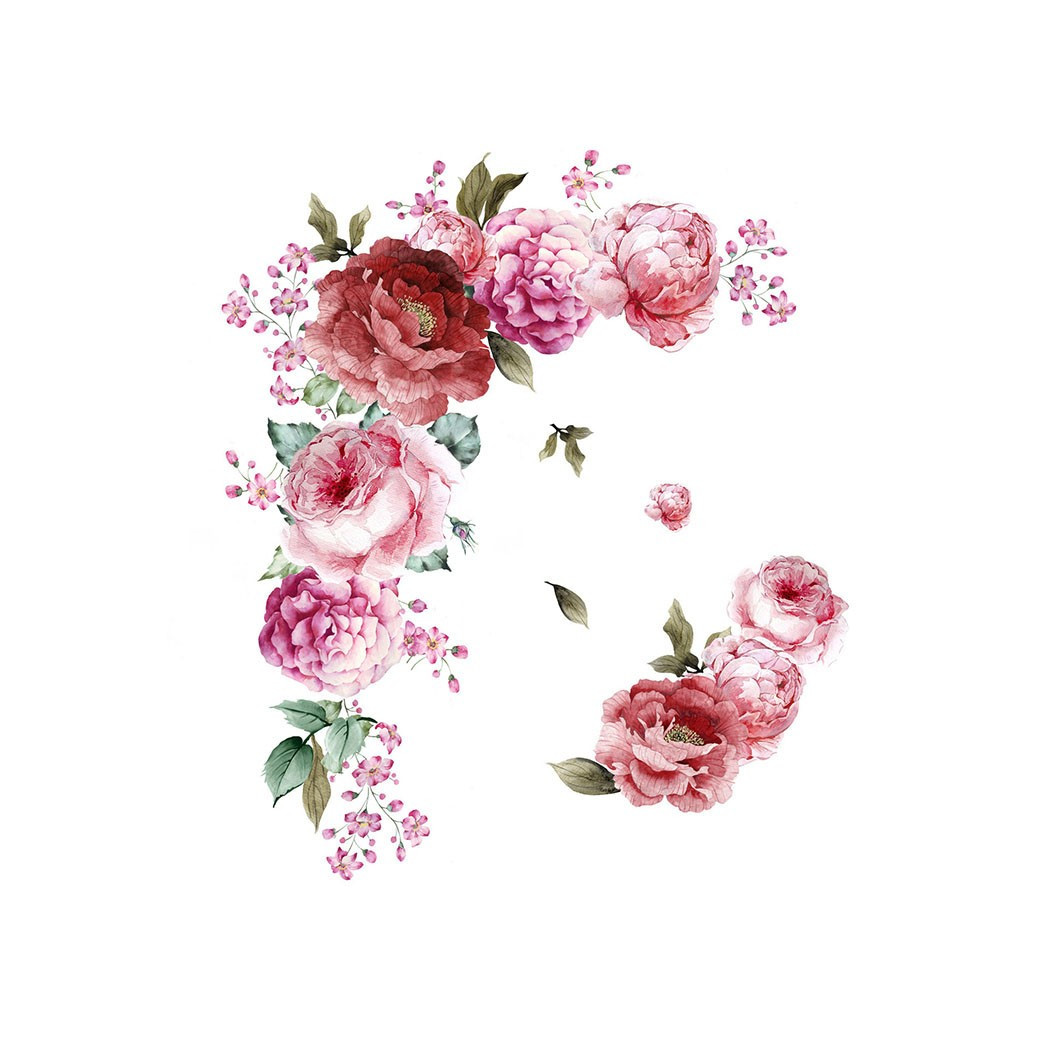 Art Nursery Wall Sticker Decals Flowers Home Decor Room Practical