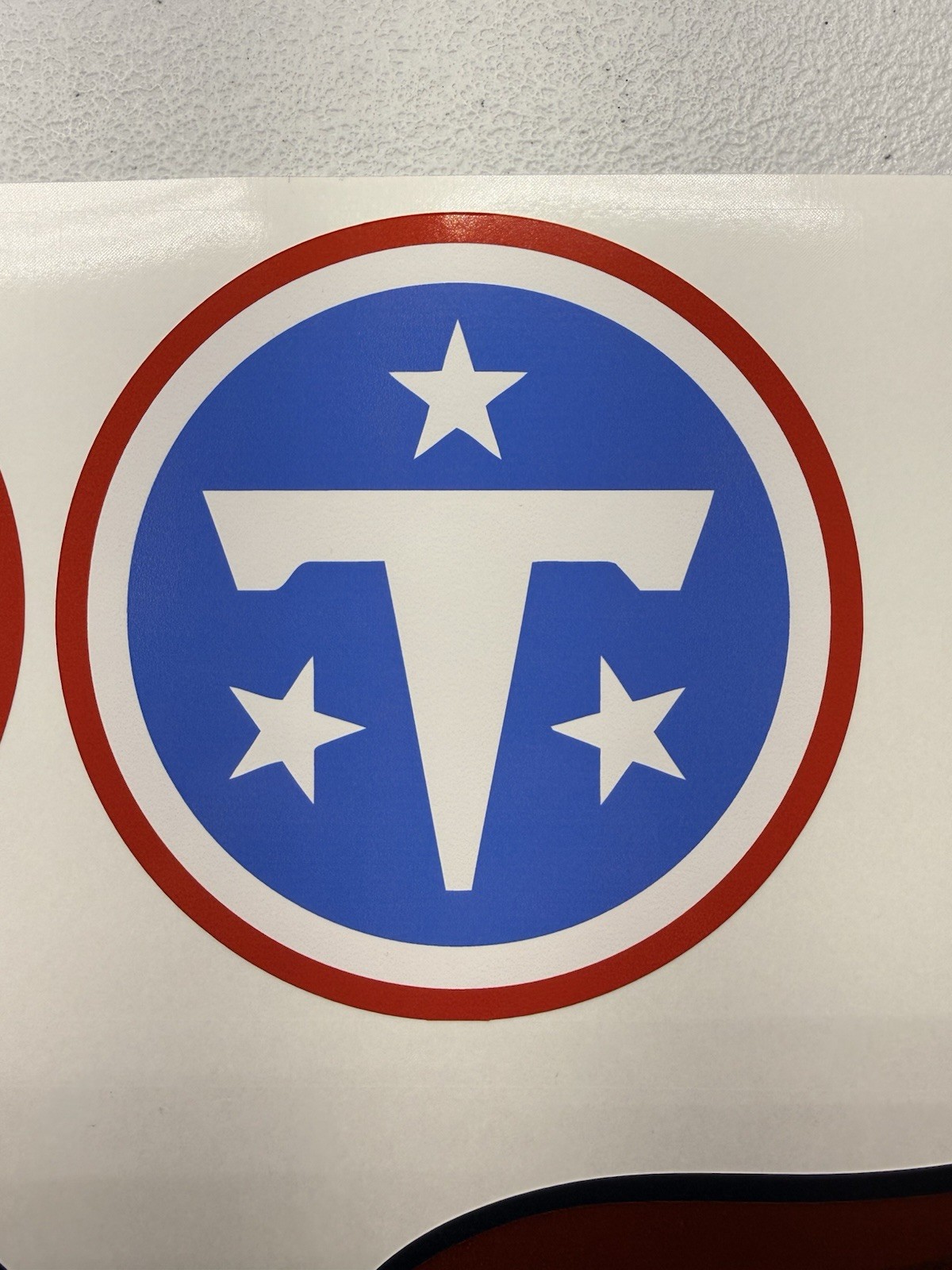 Tennessee Titans Alternate Logo Regular Vinyl Decal 6×6