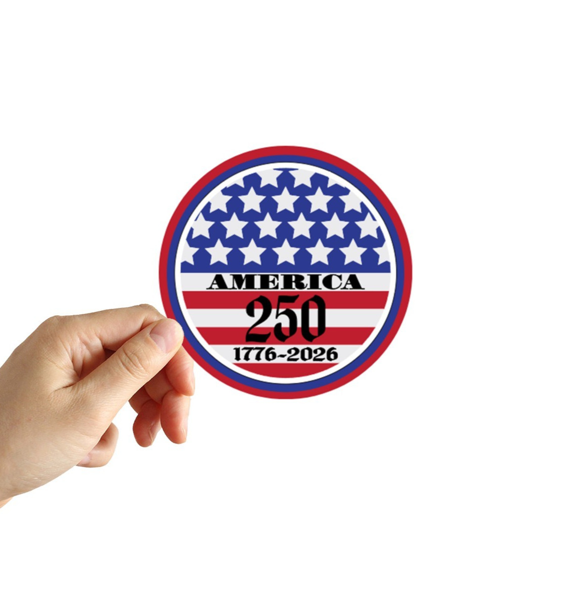 America 250th Sticker 1776 – 2026 Flag Patriotic Anniversary USA United States
