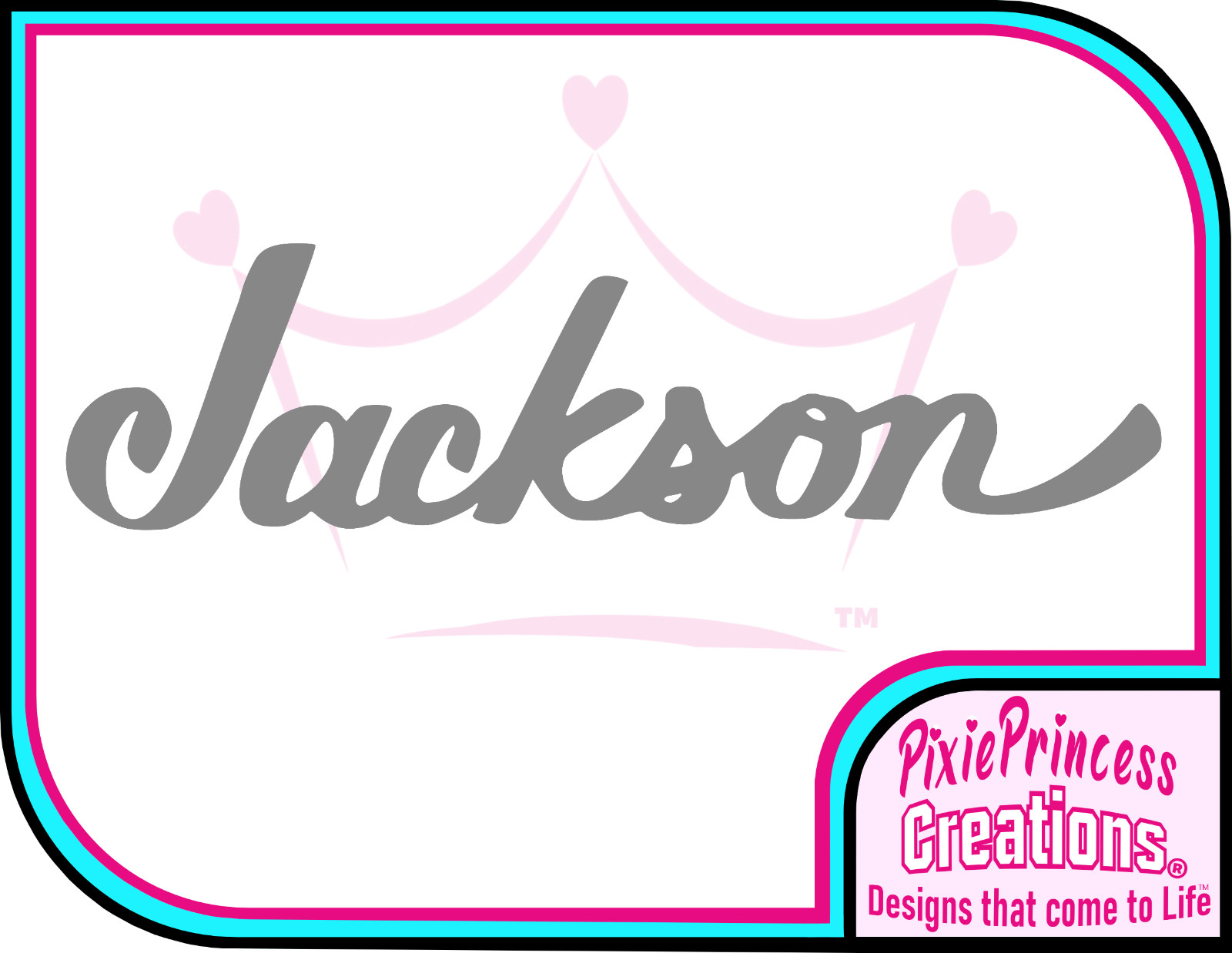 Jackson Guitar Bass Logo A Vinyl Sticker Amp Display Store Wall Window Music