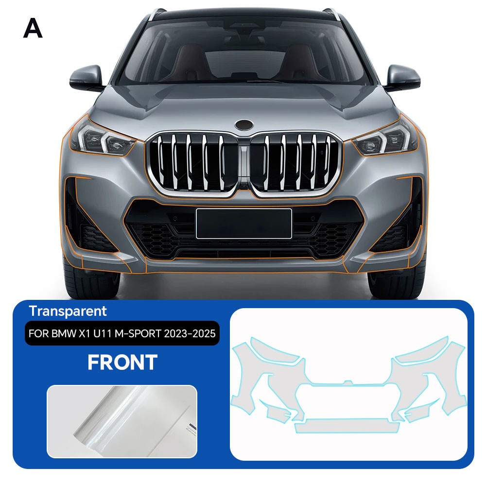 BMW X1 U11 M-Sport 2023-UP Full Car Precut Paint Protection Film Clear Bra PPF