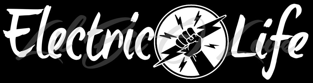 Electric Life Vinyl Decal Electrician Lineman Power 22.5"x 5.6" Stickers Themed