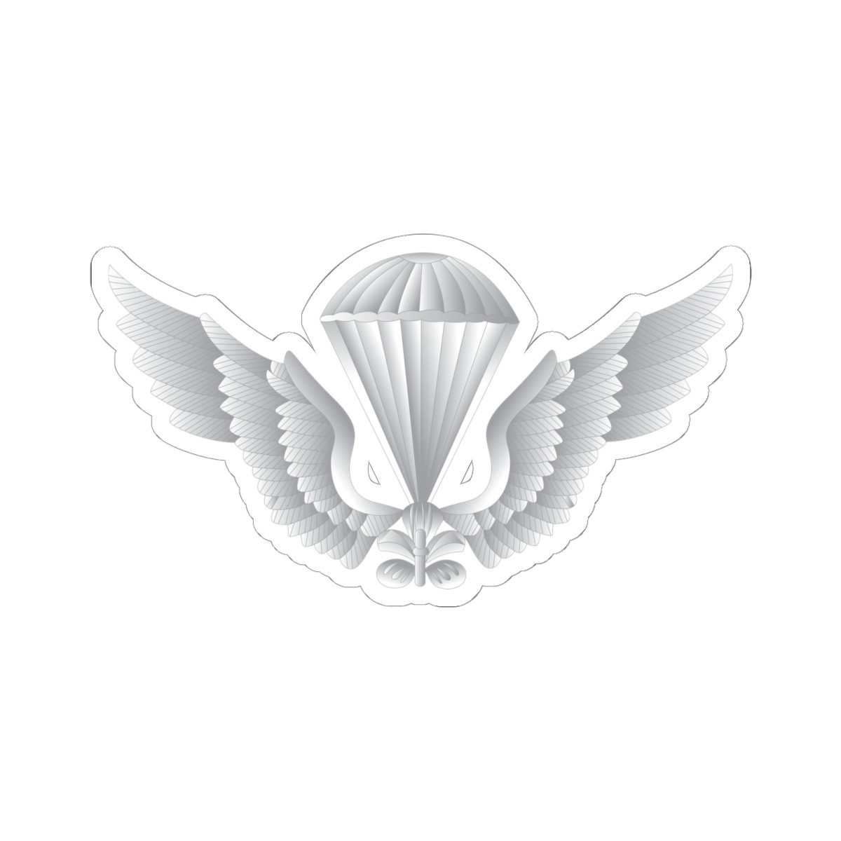 Kiss-Cut Stickers – Army Basic Parachute Badge – Korea wo txt