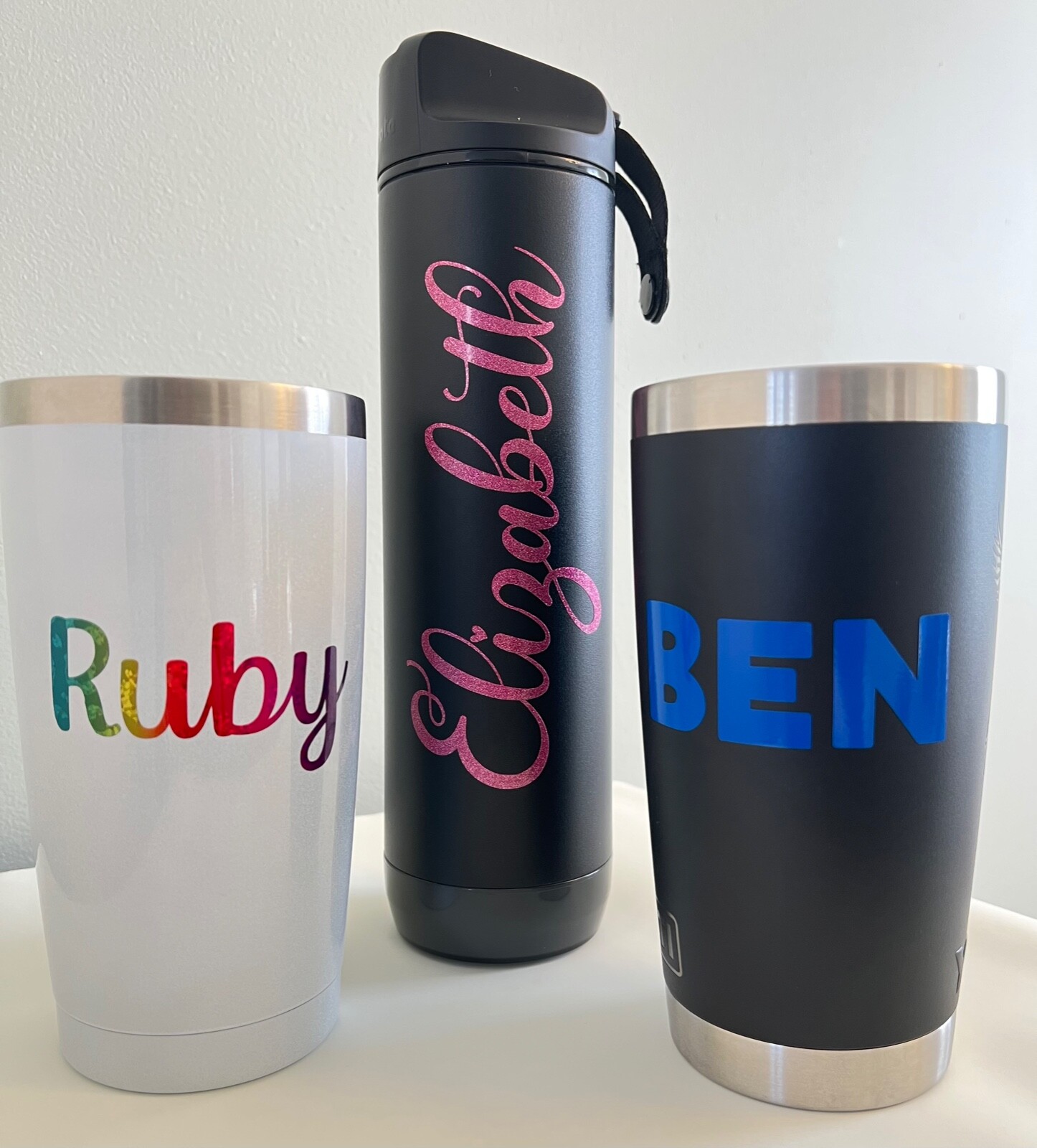 Personalized Name Sticker Vinyl Decal For Yeti Tumbler Water Bottle Cup