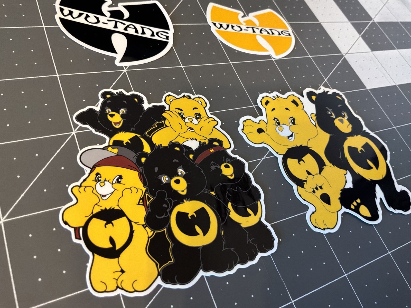 Wu Tang Clan Stickers Care Bears 4 Stickers
