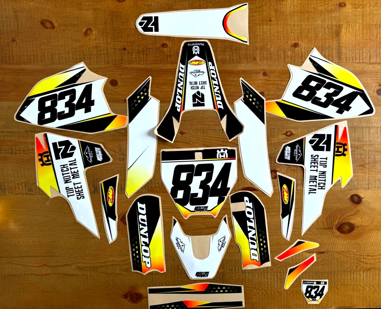 HUSKY 50 2022 FULL CUSTOM GRAPHICS GO KARTS THICK USA MADE QUALITY GLOSS NEW