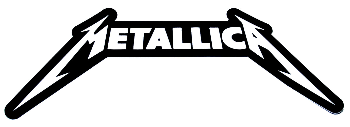 METALLICA – Logo LARGE Die Cut Sticker Decal Official Heavy Metal Band Metallica