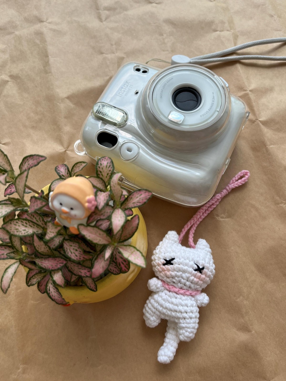 Crochet Cat Keychain, Cute Amigurumi Cat Bag Charm, Handmade Gift