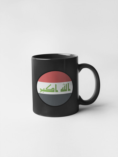Iraq Flag Circle Sticker Decal
