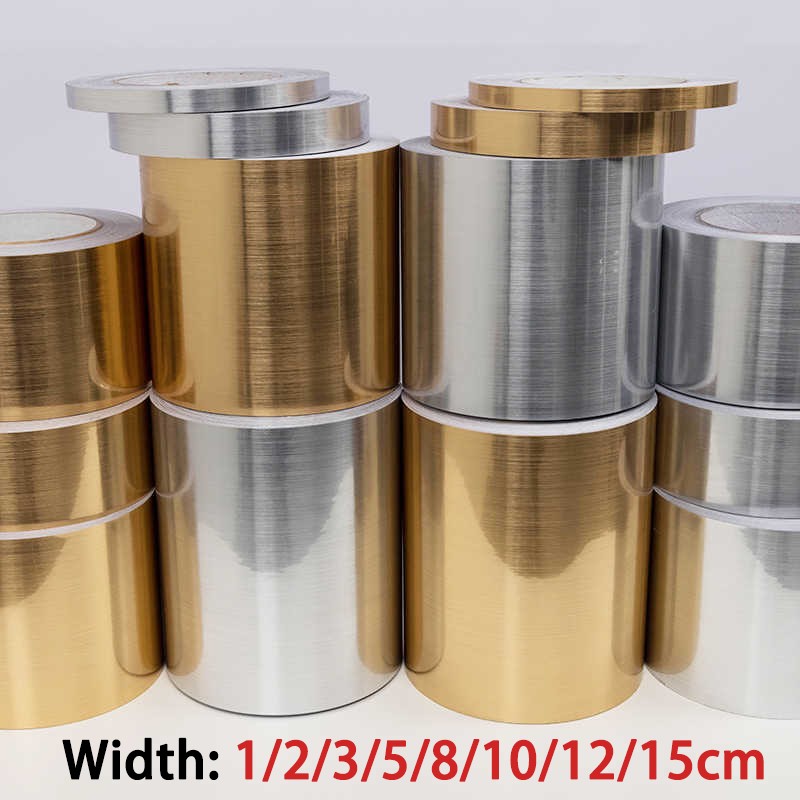 Self-Adhesive Decor Brushed Tape Sticker Wall Floor Gap Sealing Strip Waterproof