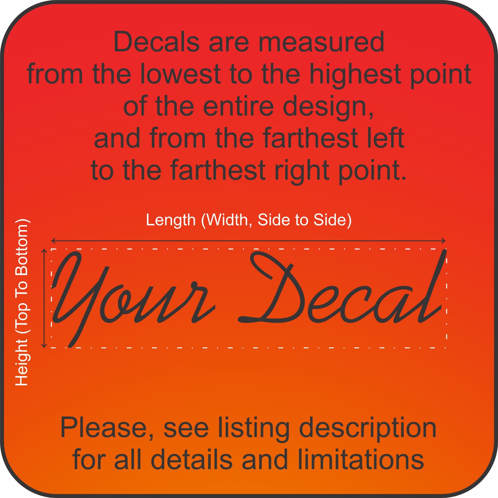 Vinyl Decal, Custom Sticker Car Wall Window Home Decor Name Mirror Sign Truck