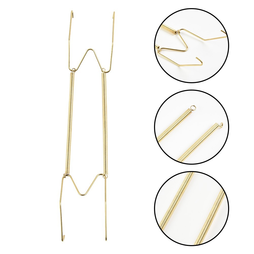 1pcs 5 Sizes Wall Display Invisible Dish Hangers Adjustable Plate Brand New
