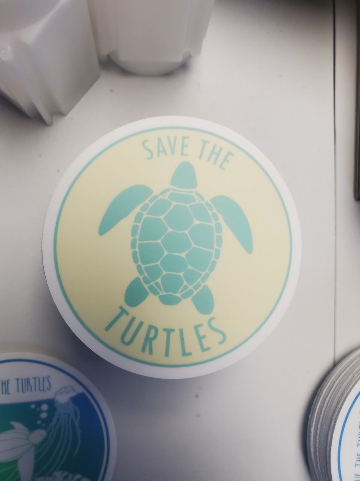 SAVE THE TURTLES 🐢 STICKERS 3 PACK LOT *WORLDWIDE 🌐 SHIPPING*