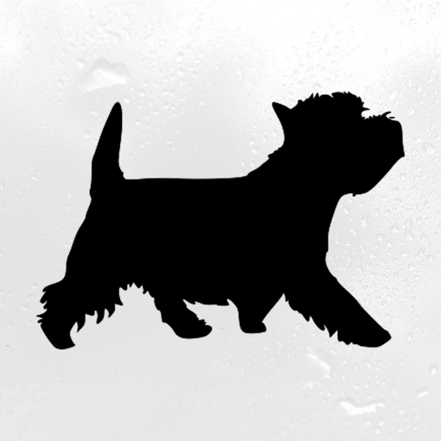 Westie Vinyl Decal V2 | West Highland Terrier Dog Puppy | Die Cut Sticker