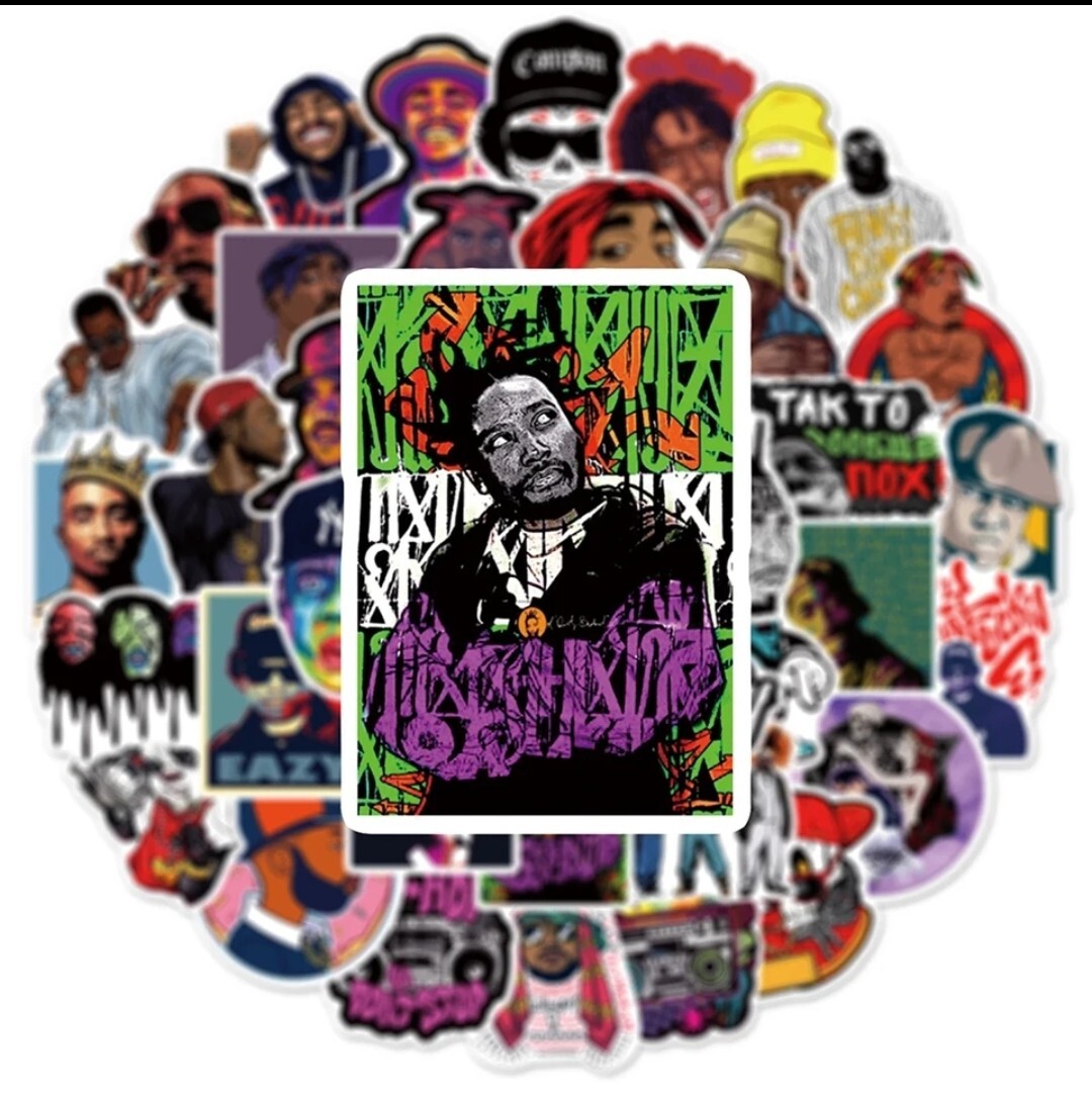 20 PCS Hip Hop Rapper Rap Music Stickers BRAND NEW