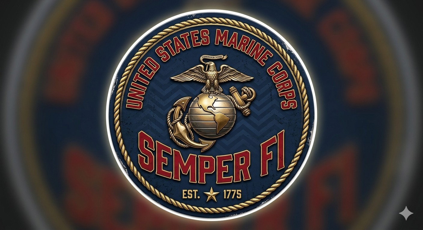Semper Fi Decal Sticker Phone Laptop
