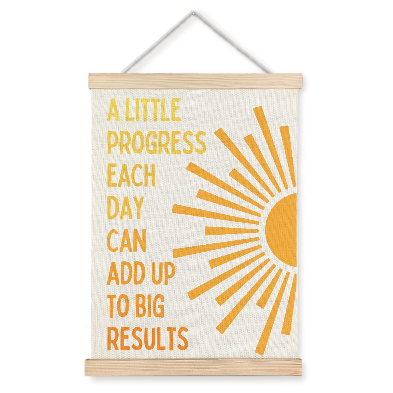 WUCHJ Boho Sunshine Mental Health Wall Art Poster, Motivational Office Decor,…