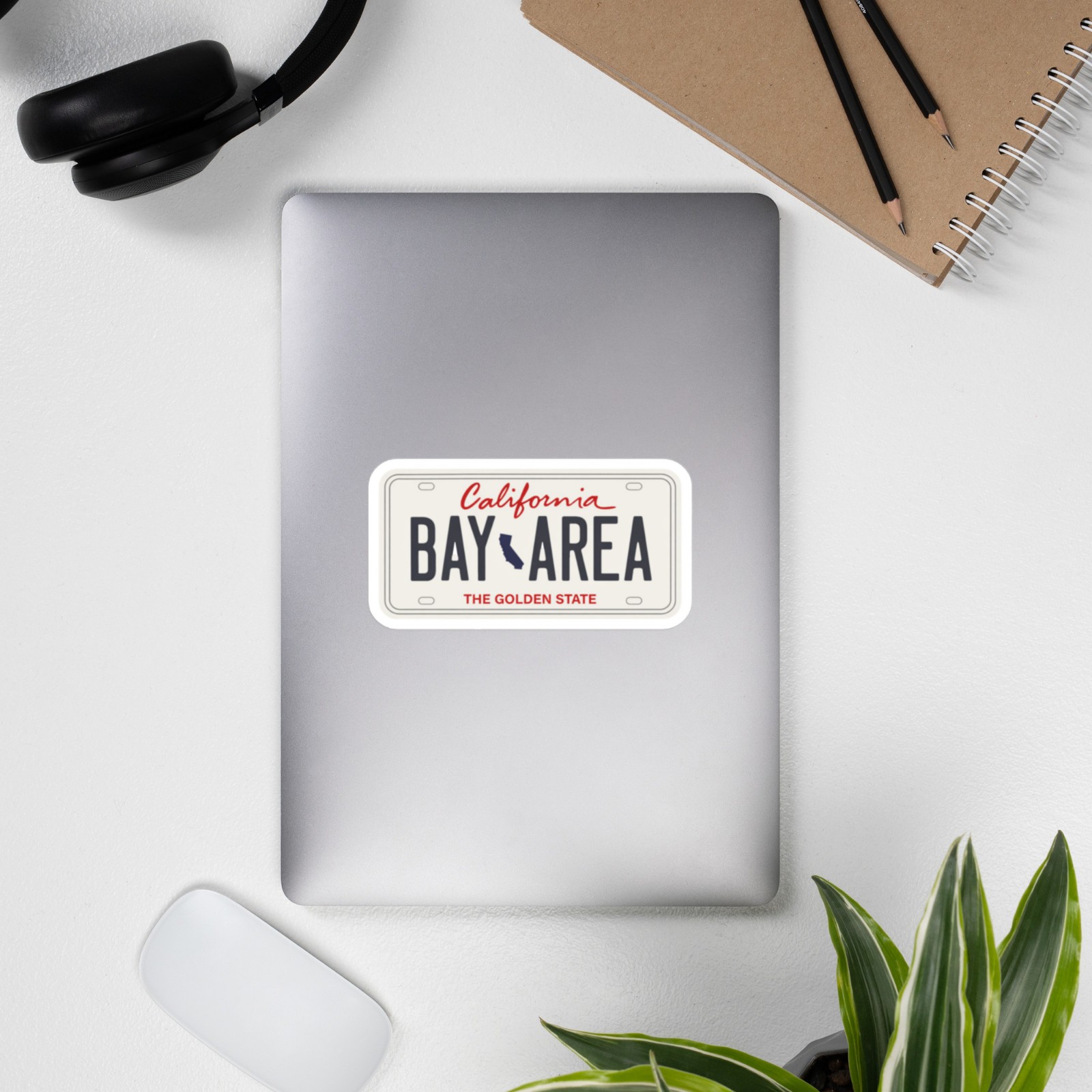 Bay Area Sticker California Sticker California Vanity Plate Sticker
