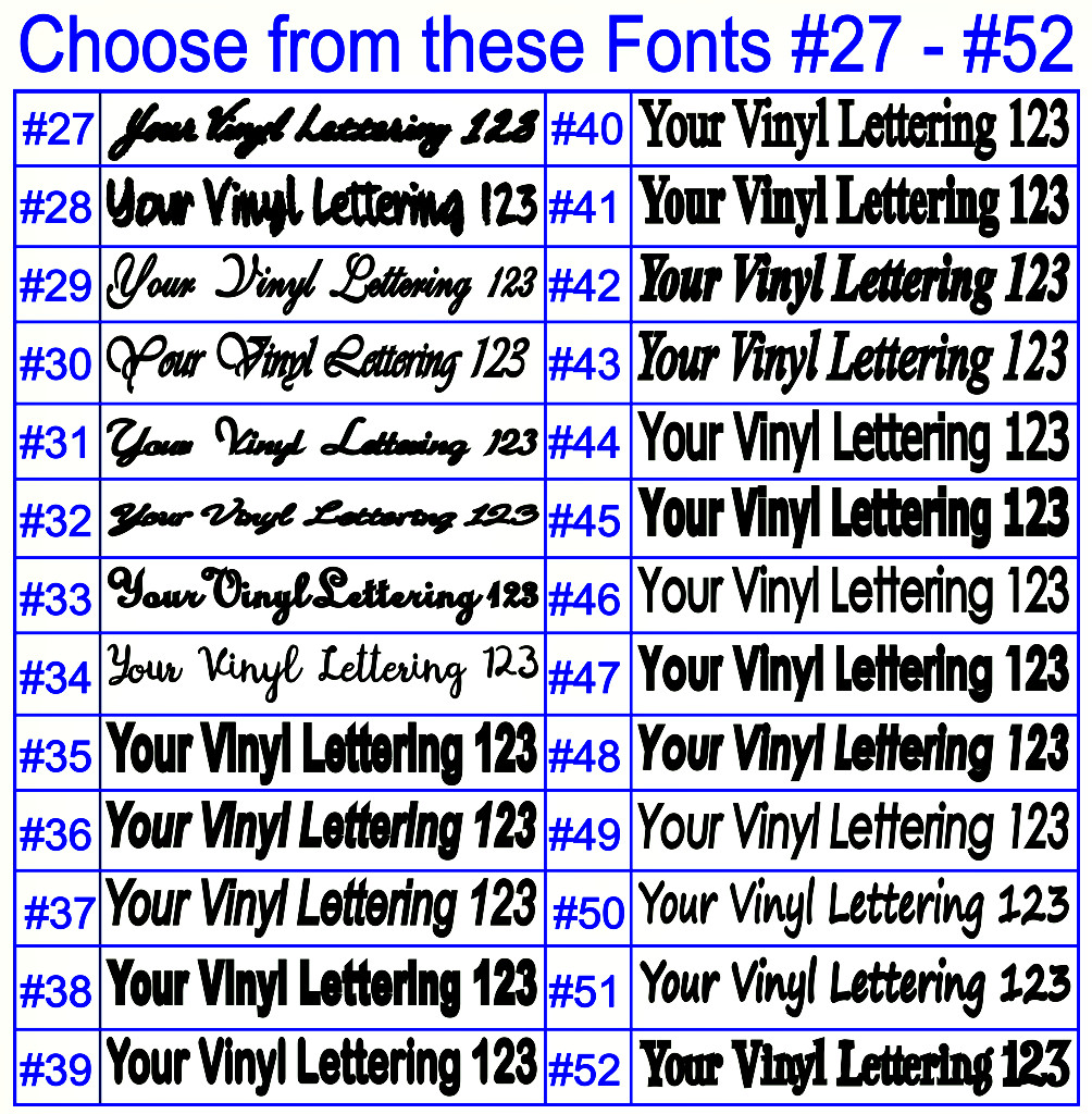 Custom Text Vinyl Decal Personalized Lettering Window Laptop Yeti Cup Sticker