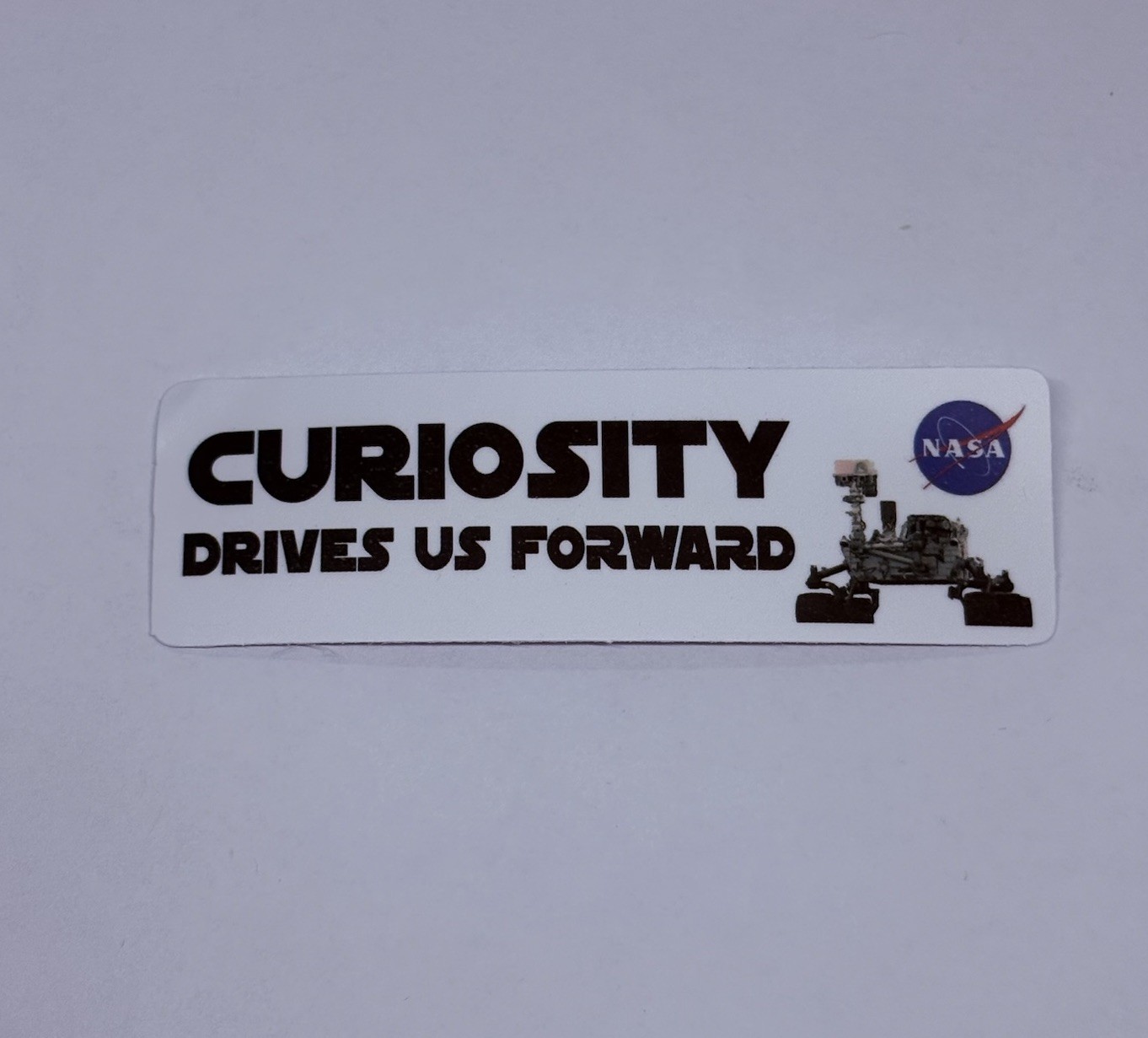 NASA Curiosity Drives Us Forward Sticker Vinyl Decal Moon Space Art Novelty Tc9