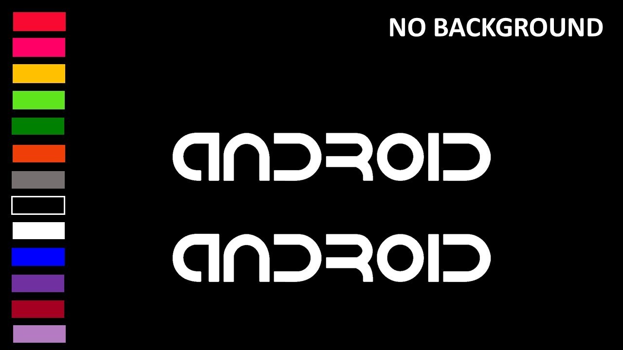 2 X ANDROID, (2 STICKERS X ANDROI. Decal Stickers for Cars, Laptops, Tablets