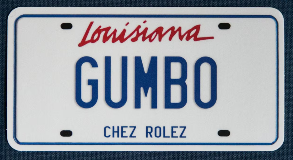 PHISH Gumbo Louisiana License Plate Sticker *NEW* Measures 5" x 2-1/2"