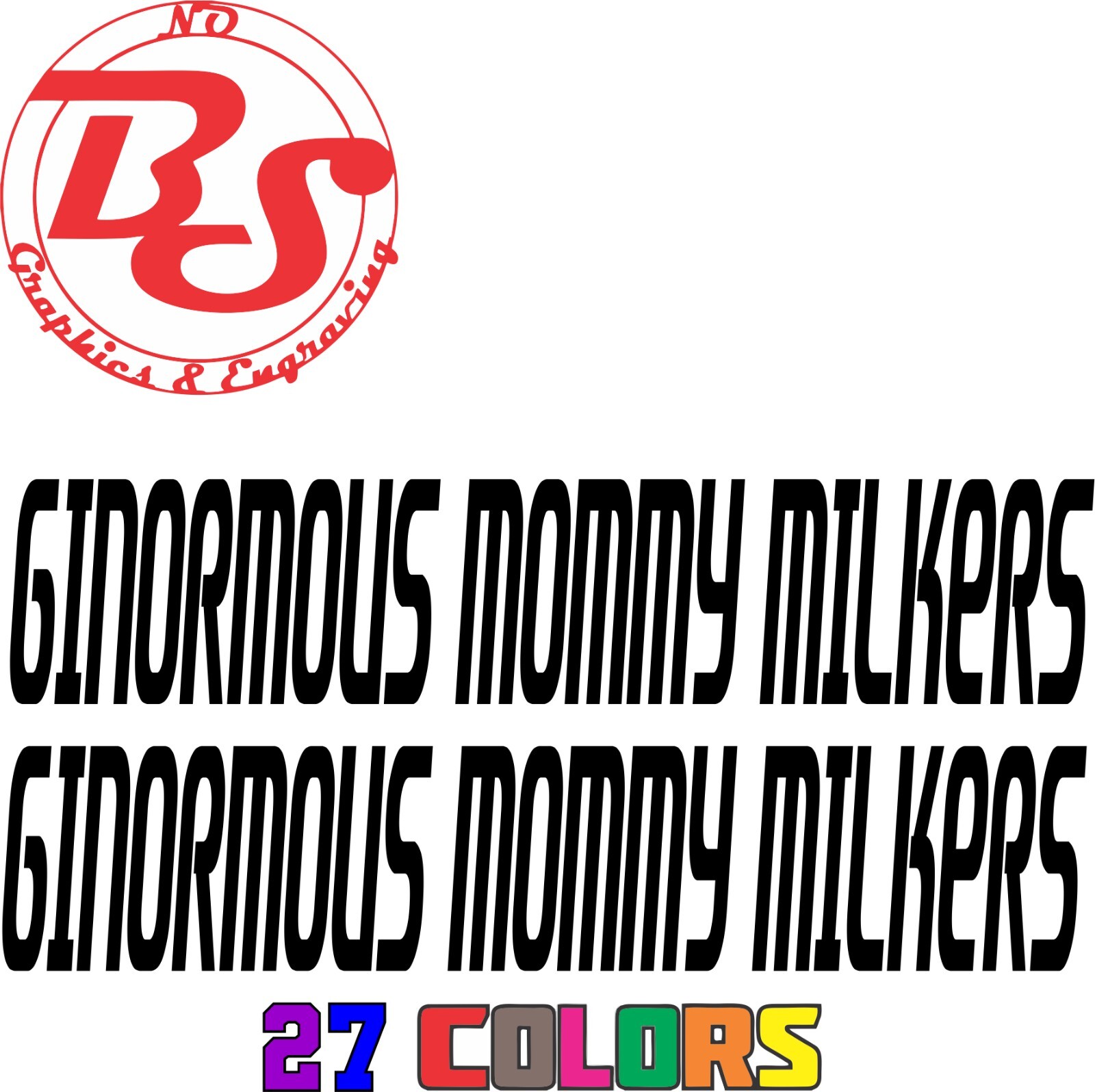 6" Mommy Milkers Massive Big Decal Offensive Funny Rude Adult Joke JDM Meme noBS