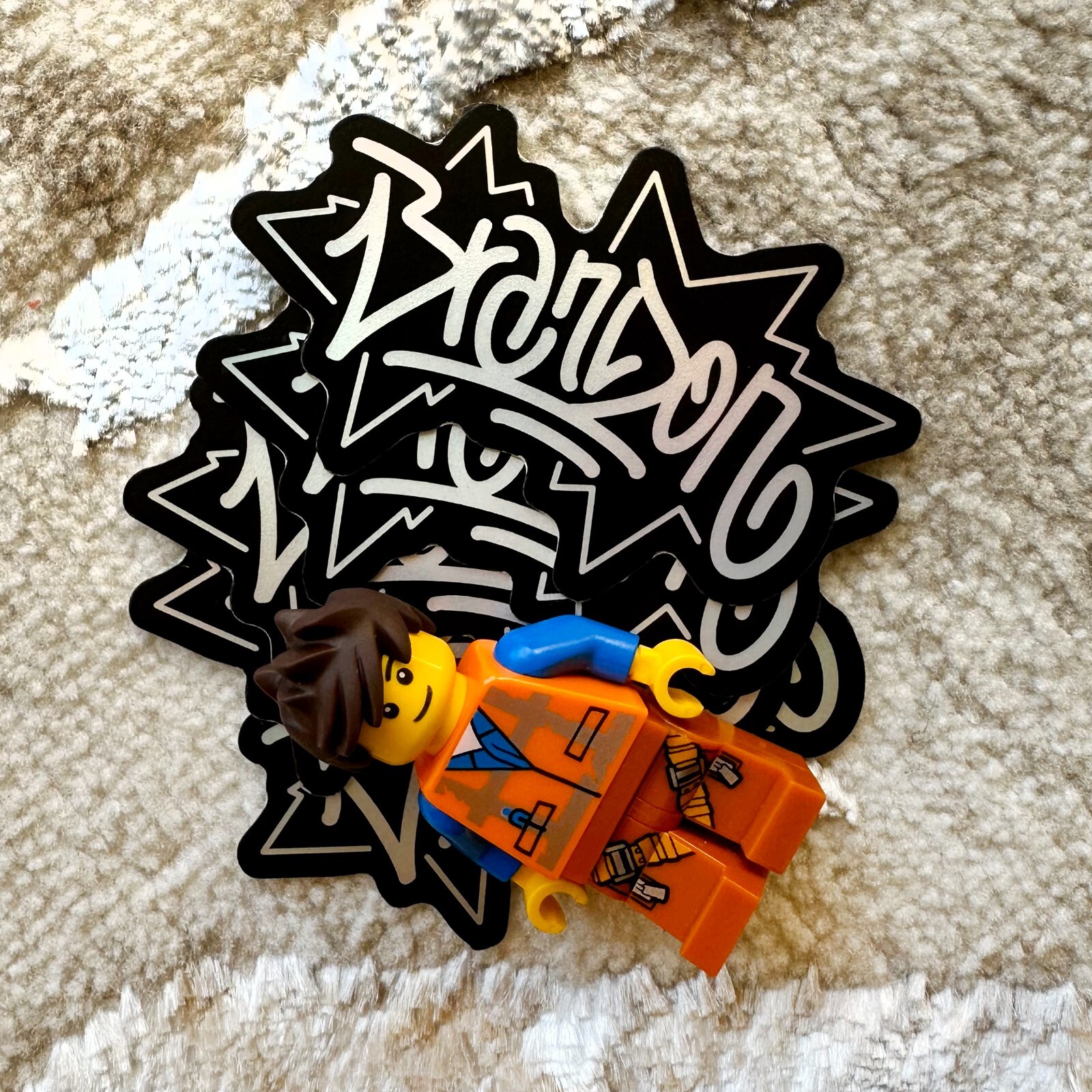 Name Sticker Pack : BRANDON | for school or Office | graffiti | Calligraphy