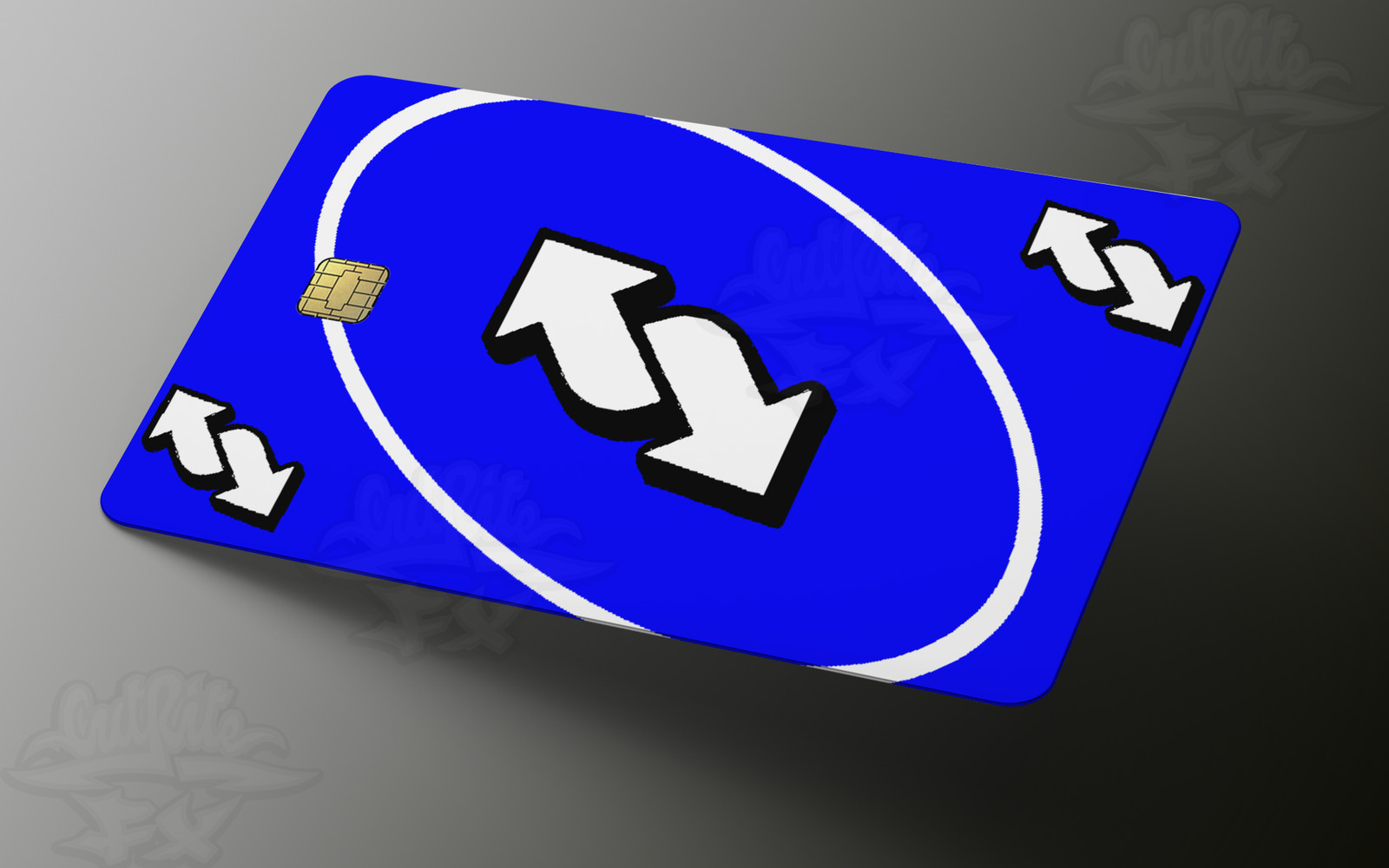 UNO Reverse Credit Card Skin, Debit Card Covering