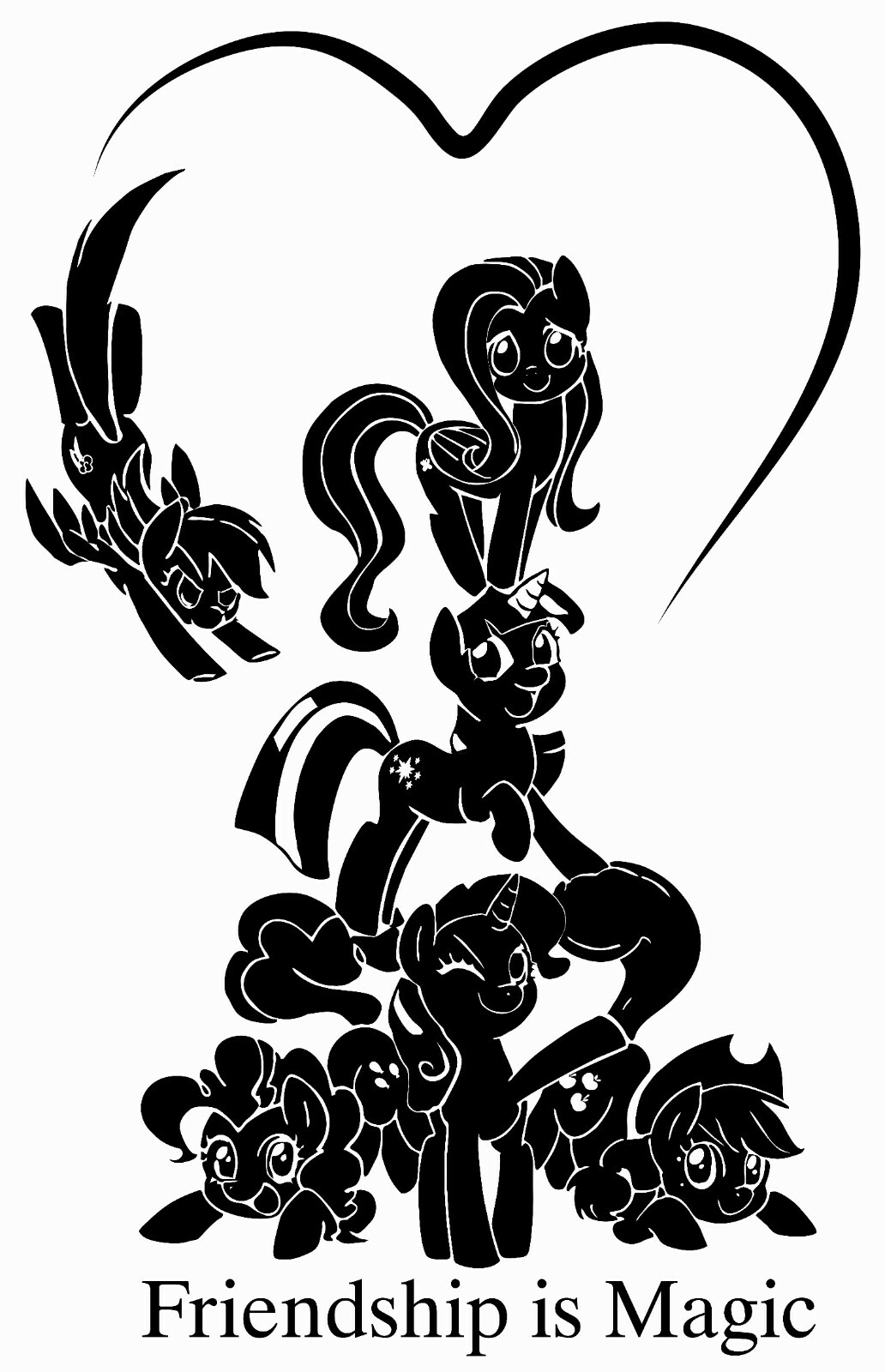 Kids Bedroom Nursery My Little Pony Character Vinyl Wall Art Decal Sticker 20×31