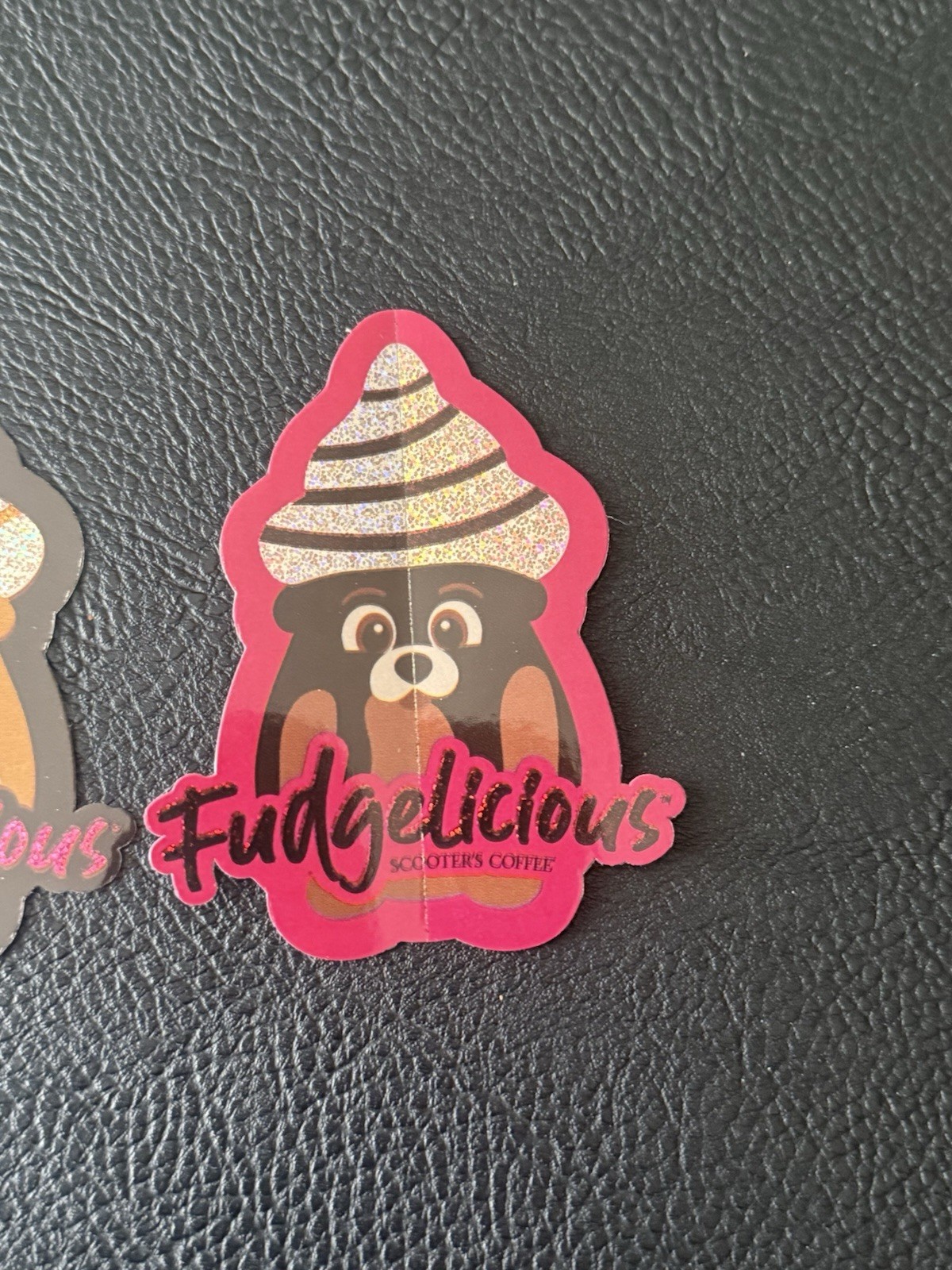 scooters coffee sticker Set Of 2 **Licious SET Caramel & Fudge
