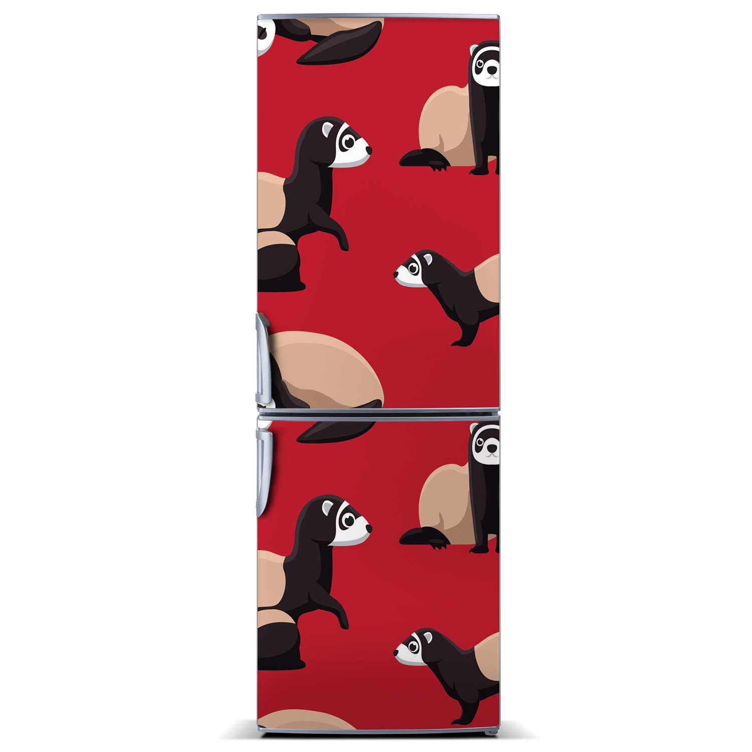 Removable Home Refrigerator Wall Sticker Magnet Decor Bedroom Animals ferrets