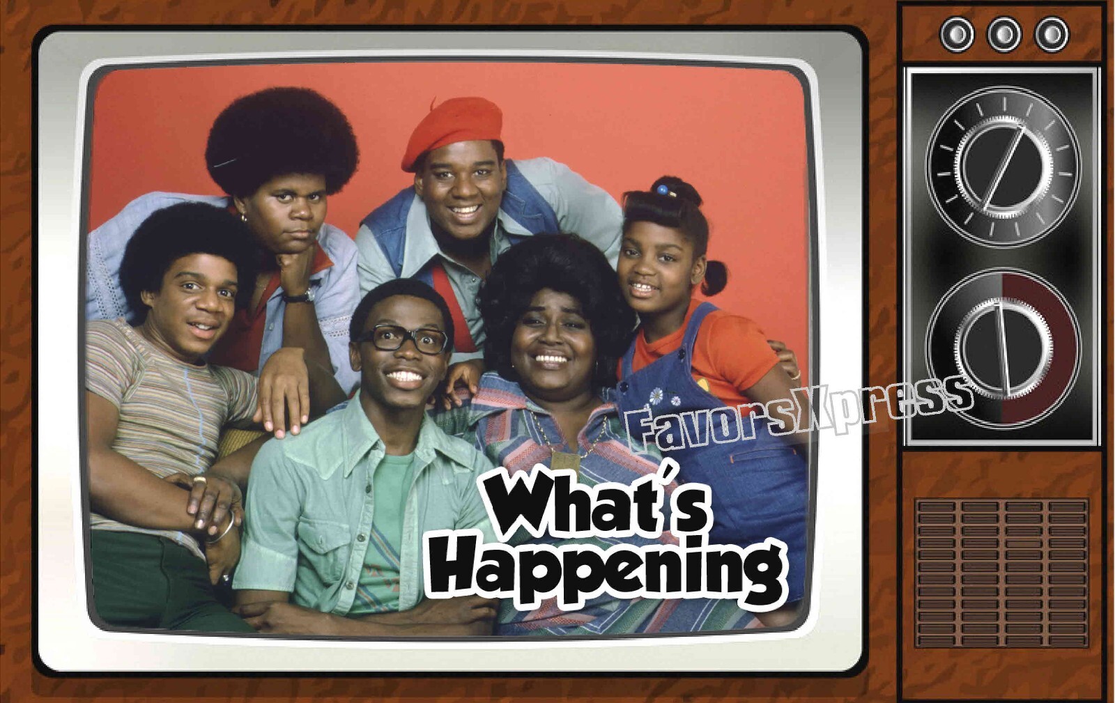What's Happening Classic TV Show PHOTO MAGNET 4 X 2.5 INCHES