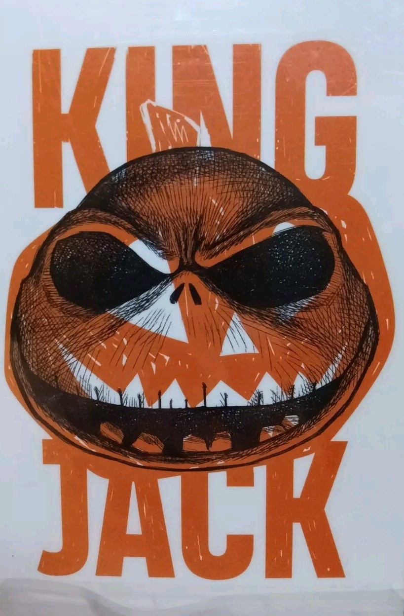 the nightmare before christmas Jack Skellington King Jack Decal