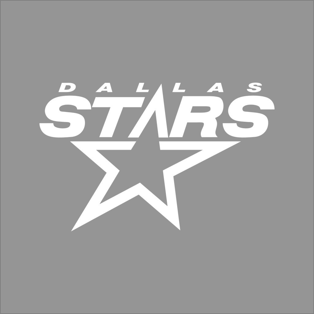 Dallas Stars #2 NHL Team Logo 1 Color Vinyl Decal Sticker Car Window Wall