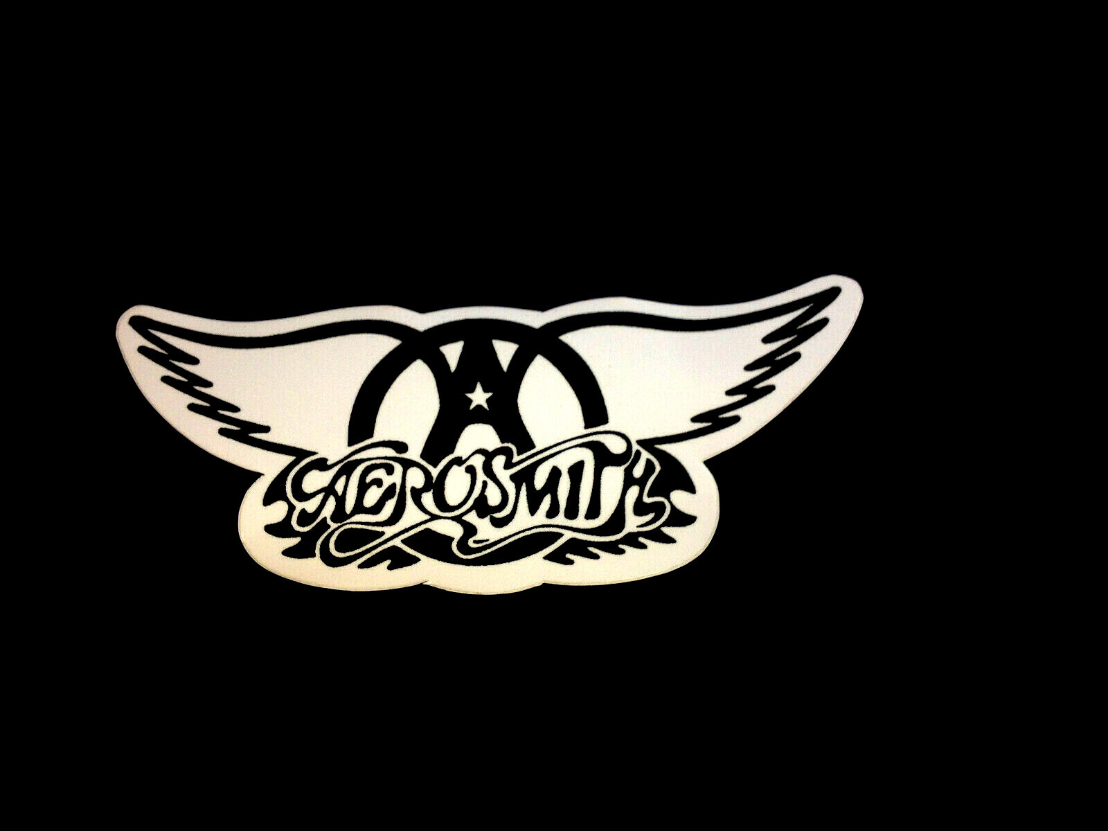 RARE Licensed Aerosmith Vinyl Sticker Decal ~ 2001 Just Push Play promo