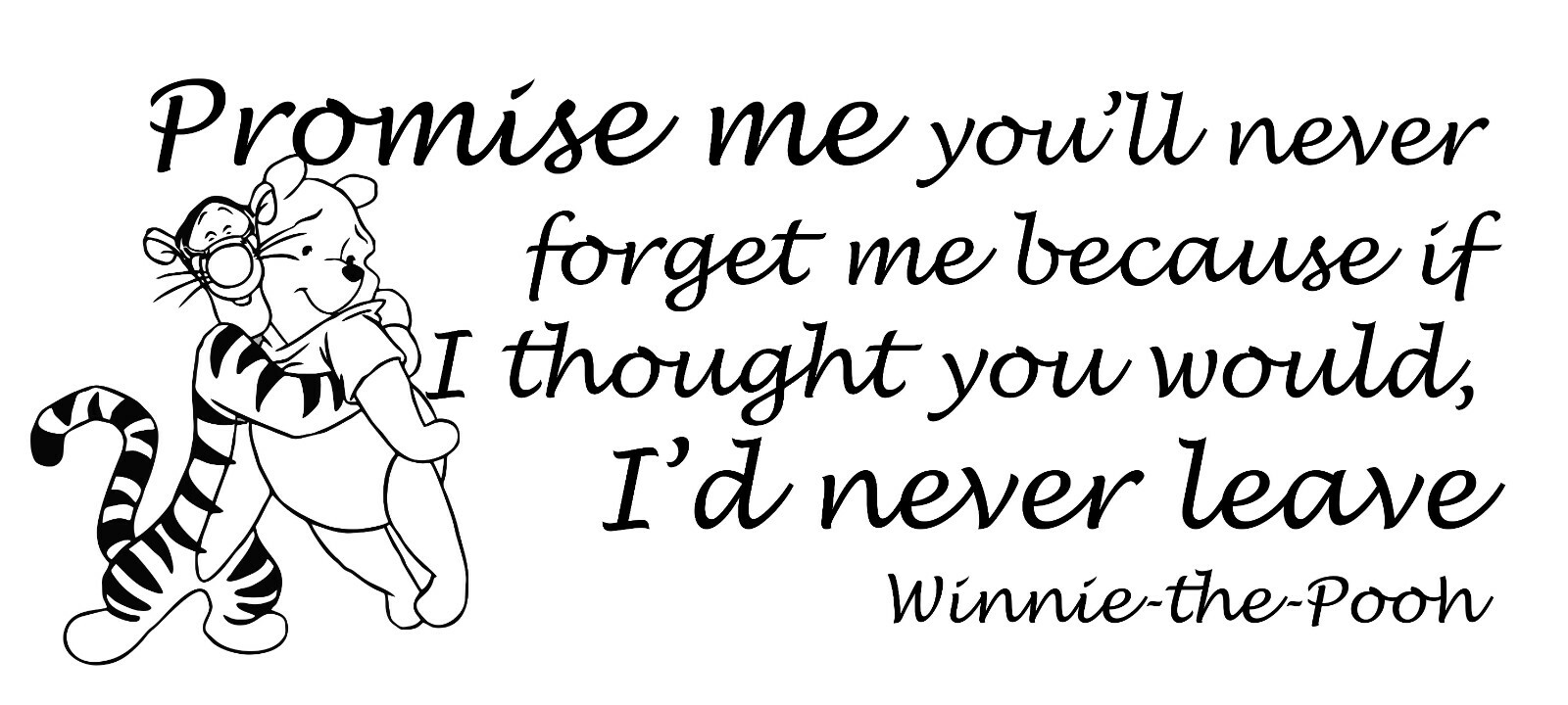 Bedroom Living Room Winnie The Pooh Inspirational Home Wall Decal Quotes Sticker
