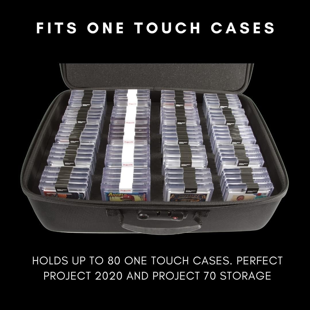 Toploader and One Touch Trading Card Storage Box with Zipper Lock – Sports Card