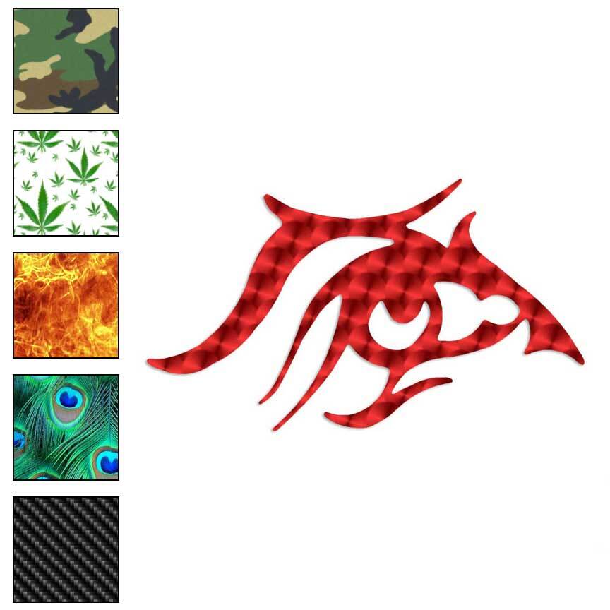 Tribal Eye Glare, Vinyl Decal Sticker, 40 Patterns & 3 Sizes, #275